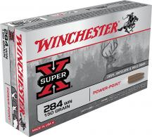 Winchester Ammo 284 Winchester 150GR Super X Power Point 20Box/10Case - X2842