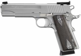 Sig Sauer 1911M-45-S-TGT 1911 Stainless Target 8+1 45ACP 5" Massachusetts Approved - 1911M45STGT Sig Sauer 1911M-45-S-TGT 1911 Stainless Target 8+1 45ACP 5" Massachusetts Approved - 1911M45STGT