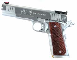 MAC M19CL45C 1911 Classic 45 ACP 5" 8+1 Hard Chrome Hardwood with Integrated MAC Logo Grip - M19CL45C
