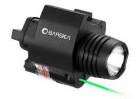 Barska Green Laser w/Flashlight Universal w/Picatinny Rail