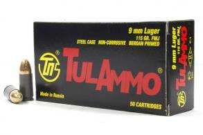 Tulammo Tulammo 9mm Full Metal Jacket 115 GR 100 Ro - TA919100 Tulammo Tulammo 9mm Full Metal Jacket 115 GR 100 Ro - TA919100