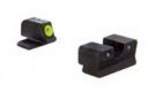 HD Night Sight Set with Yellow Front Outline; Comparable to #6 Front/#8 Rear  for Sig Sauer .40S&W, .45ACP (Including P9 - SG103Y