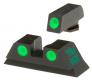 Meprolight Tru-Dot For Glock 42 Night Sight Set Green Black - 10220