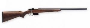 CZ-USA CZ 527 Varmint Bolt 17 Hornet 24" 5+1 Walnut Stock Bl - 03066