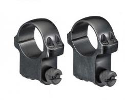 Weaver Mounts Top Mount Scope Ring Set Quick Detach For Rifle High 1 Tube Silver Steel