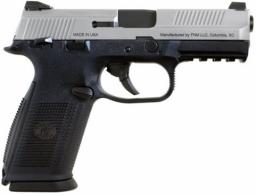 FN 66926 FNS9 Manual Safety Fxd 3 Dot 9mm 4" 17+1 3 Mags Poly Grips Blk/SS - 66926