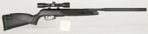 Gamo Wildcat Whisper Air Rifle Break Open .22 Pellet Black Synthet - 611006785554