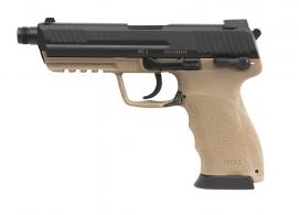Heckler & Koch H&K HK45T Tact DAO LEM 45ACP 5.16" TB NMS 10+1 DT Poly Grip/Frame Blk - 745007TTA5