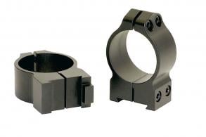 Weaver High Scope Rings w/Matte Black Finish & Adjusters