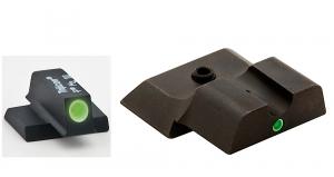 Main product image for Ameriglo i-Dot Night Set for Smith & Wesson White Outline Green Tritium Handgun Sight