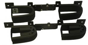 Rugged Gear Double Gun Rack Screw-Attach Hardware Incl - 10065 Rugged Gear Double Gun Rack Screw-Attach Hardware Incl - 10065