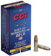 CCI Quiet .22 LR  Segmented Hollow Point 40 GR 50rd box