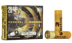 Federal Vital-Shok Trueball Rifled Slug 20 gauge 3" 3/4 oz - PB209RS Federal Vital-Shok Trueball Rifled Slug 20 gauge 3" 3/4 oz - PB209RS