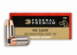 Main product image for Federal Hydra-Shok Two Hollow Point 20RD 180gr 40 S&W