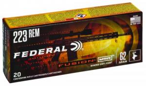 Federal Fusion MSR 20RD 62gr .223 Remington - F223MSR1 Federal Fusion MSR 20RD 62gr .223 Remington - F223MSR1