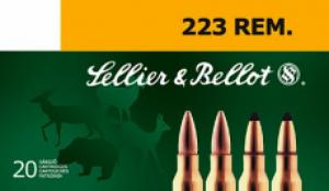 Sellier & Bellot Full Metal Jacket 223 Rem/5.56 NATO - SB223A Sellier & Bellot Full Metal Jacket 223 Rem/5.56 NATO - SB223A