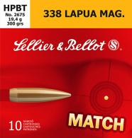 338 LAPUA MAGNUM 300GR HPBT AMMO - SB338LMB