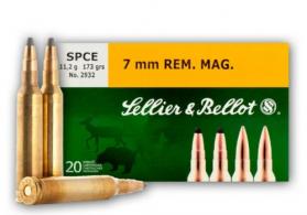 Main product image for Sellier & Bellot Rifle Hunting 7mm Rem Mag 173 GR SPCE (Soft Point Cut-Thr