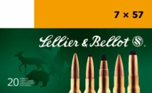 Sellier & Bellot Rifle Hunting 7X57mm Mauser 158 GR HPC 20 Bx/ 20 Cs - SB757D Sellier & Bellot Rifle Hunting 7X57mm Mauser 158 GR HPC 20 Bx/ 20 Cs - SB757D