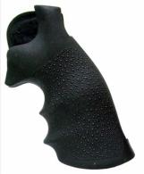 Hogue Monogrip Black Rubber with Finger Grooves for S&W K, L Frame with Square Butt - 10000 Hogue Monogrip Black Rubber with Finger Grooves for S&W K, L Frame with Square Butt - 10000