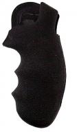 Hogue Monogrip Black Rubber with Finger Grooves for S&W K, L Frame with Round Butt - 19000 Hogue Monogrip Black Rubber with Finger Grooves for S&W K, L Frame with Round Butt - 19000