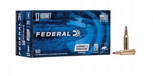 AMERICAN EAGLE V&P 17 HORNET AMMO  20GR TIPPED 50rd box - AE17H20TVP