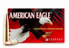 Main product image for Federal American Eagle Full Metal Jacket Boat Tail 300 AAC Blackout Ammo 20 Round Box