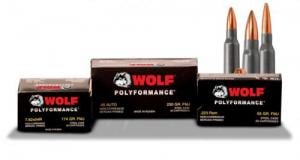 Wolf WPA Military Classic Rifle Ammunition .223 Rem 55 gr FMJ 3241 fps 20/ct - 22355 Wolf WPA Military Classic Rifle Ammunition .223 Rem 55 gr FMJ 3241 fps 20/ct - 22355