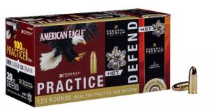 Federal PAE38099HST Personal Defense 380 Combo 380 ACP FMJ 95GR/HST 99 GR 120 B - 10