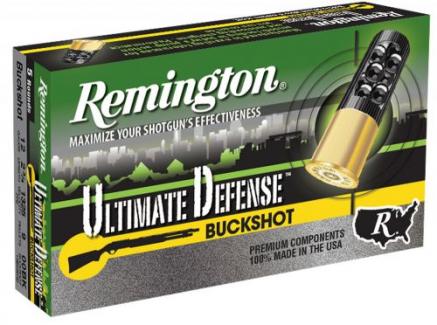 Main product image for Remington Ultimate Defense 12 Gauge 2.75" 9 Pellet 00 Buckshot