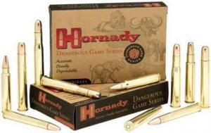 Hornady Dangerous Game Superformance DGX Bonded 458 Winmag Ammo 20 Round Box