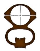 Ironsighter See-Thru Mounts For TCA Encore Matte Finish - 342M