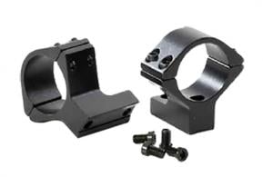 Weaver High Scope Rings w/Matte Black Finish & Adjusters