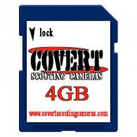 Covert Scouting Cameras SD Card 4 GB Blue