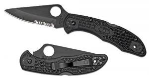 Spyderco Delica4 Folder 2.88" VG-10 Black Blade Nyl - C11PSBBK Spyderco Delica4 Folder 2.88" VG-10 Black Blade Nyl - C11PSBBK