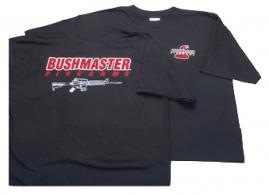 Bushmaster AR-15 Schematic T-Shirt Short Sleeve XXX-Large Cotton Black