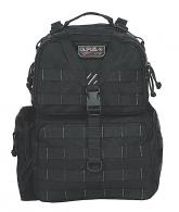 G*Outdoors T1612BPB Tactical Range Backpack Black 1000D Nylon Teflon Coating with 3 Pistol Storage Cases, Visual ID Storage Syst - T1612BPB G*Outdoors T1612BPB Tactical Range Backpack Black 1000D Nylon Teflon Coating with 3 Pistol Storage Cases, Visual ID Storage Syst - T1612BPB