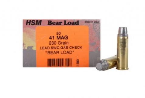 HSM Bear 41Mag 41 Remington Magnum Semi-Wadcutter 23