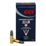 CCI Pistol Match .22LR 40gr LRN 50ct Box