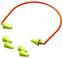 Peltor Banded Earplugs Foam 28 dB Behind The Head Yellow Ear Buds w/Orange Cord - 97065 Peltor Banded Earplugs Foam 28 dB Behind The Head Yellow Ear Buds w/Orange Cord - 97065