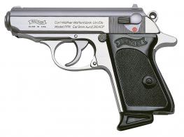 Walther Arms PPK Stainless 380ACP 6+1 3.3" Black Syn - 2246001