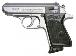 Walther Arms PPK Stainless 380ACP 6+1 3.3" Black Syn - 2246001 Walther Arms PPK Stainless 380ACP 6+1 3.3" Black Syn - 2246001