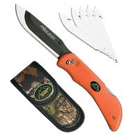 Outdoor Edge Razor Blaze Knife Orange 6 Blades Clamshell