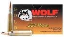 Wolf Gold 223 Rem/5.56 NATO Full Metal Jacket 55 G - G22355FMJ