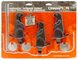 DuraSeal Spinner Target Triple Prairie Dog Black 5.5 Inch - 40952