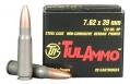 Tulammo  Centerfire Rifle 7.62mmX39mm  122gr Hollow Point 20rd box - UL076202