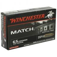 Winchester Match 6.5mm Creedmoor Sierra MatchKing Boat Tail Hollow Point 140gr 20 Round Box - S65CM Winchester Match 6.5mm Creedmoor Sierra MatchKing Boat Tail Hollow Point 140gr 20 Round Box - S65CM