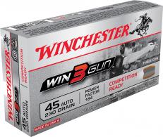 Winchester Ammo Win3Gun .45 ACP 230 GR 50 Box/10 Case - X45TG Winchester Ammo Win3Gun .45 ACP 230 GR 50 Box/10 Case - X45TG