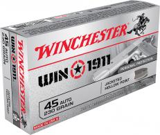 Winchester Ammo Win1911 .45 ACP Jacketed Hollow Point 50 - X45P Winchester Ammo Win1911 .45 ACP Jacketed Hollow Point 50 - X45P