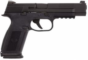 FN 66725 FNS9L Long Slide DAO 9mm 5" 17+1 3 Mags Black Polymer Grips Black - 66725